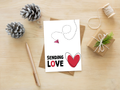 Sending Love| Friendship and Support| Greeting Card